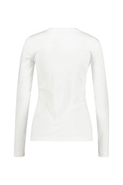 Langarmshirt - 188-white - Weiß