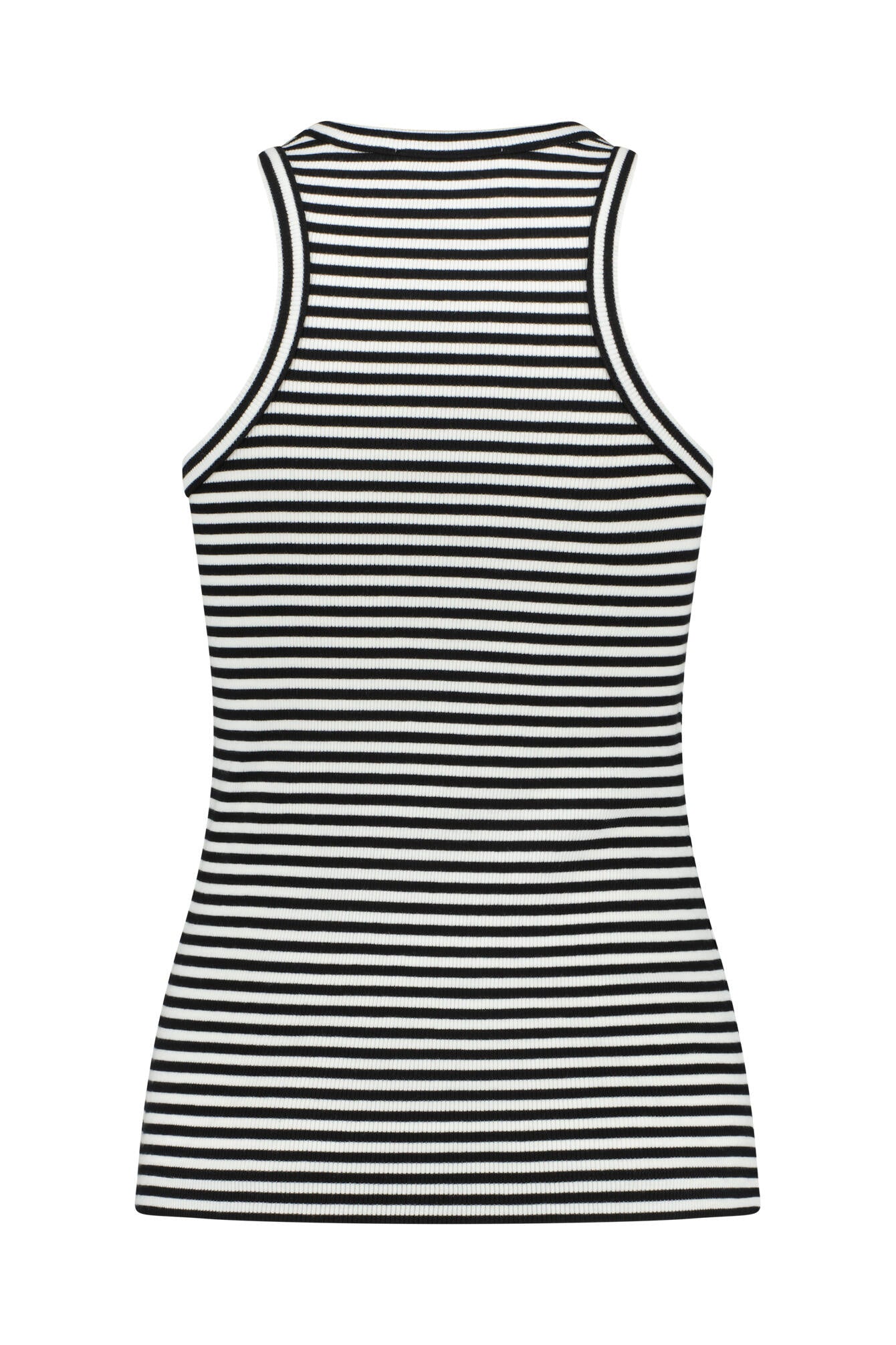 Gestreiftes Tanktop - 1143-black-white - Schwarz | Weiß