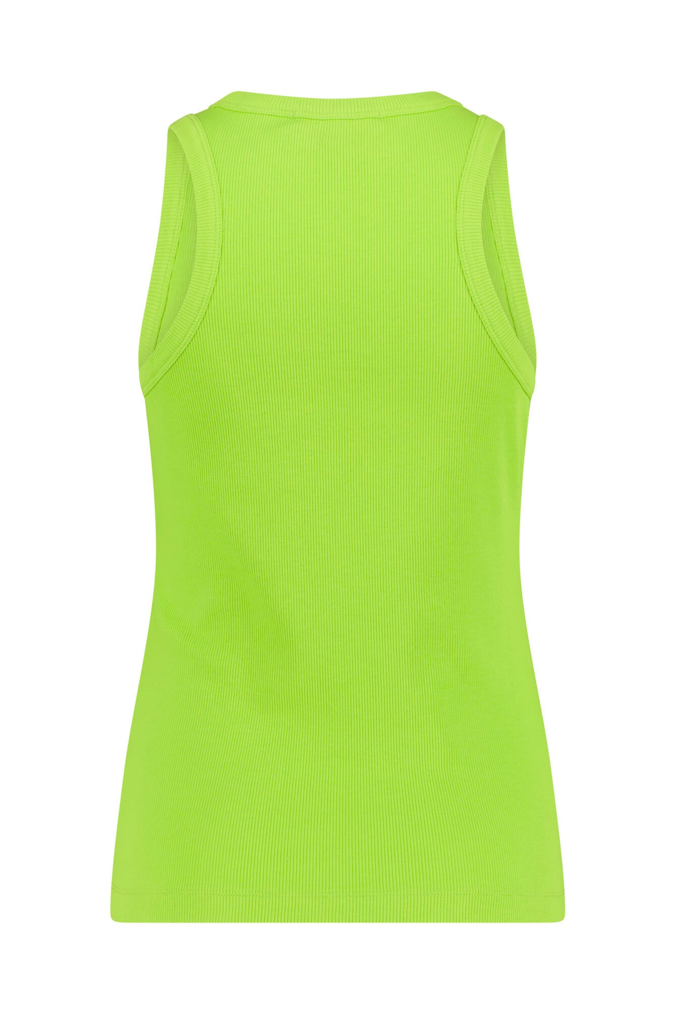 Geripptes Tanktop - 2677-super lime - Grün