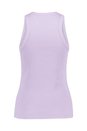 Geripptes Tanktop - 2680-lavender light - Violett