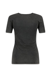 T-Shirt aus Bio-Baumwolle - 105-black - Schwarz