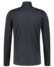 Longsleeve mit half Zip - 001-PERFORMANCE BLACK - Schwarz