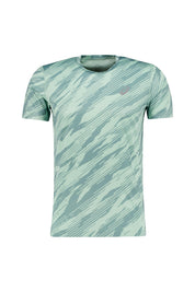 Gemustertes Funktionsshirt - 303-LIGHT CELADON/CELADON - Grün