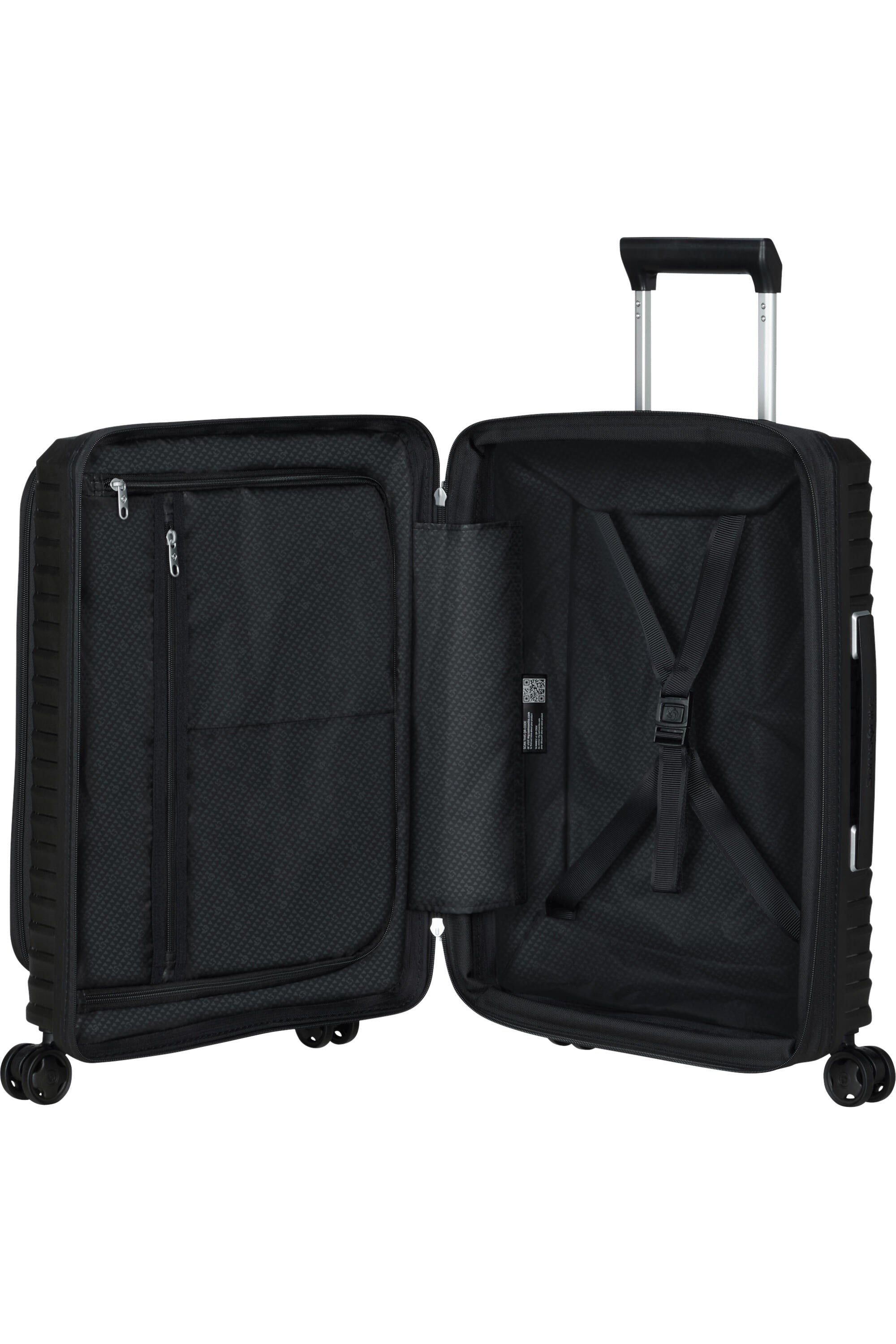 Reisekoffer Trolley UPSCAPE Erweiterbar - 1041-BLACK - Schwarz