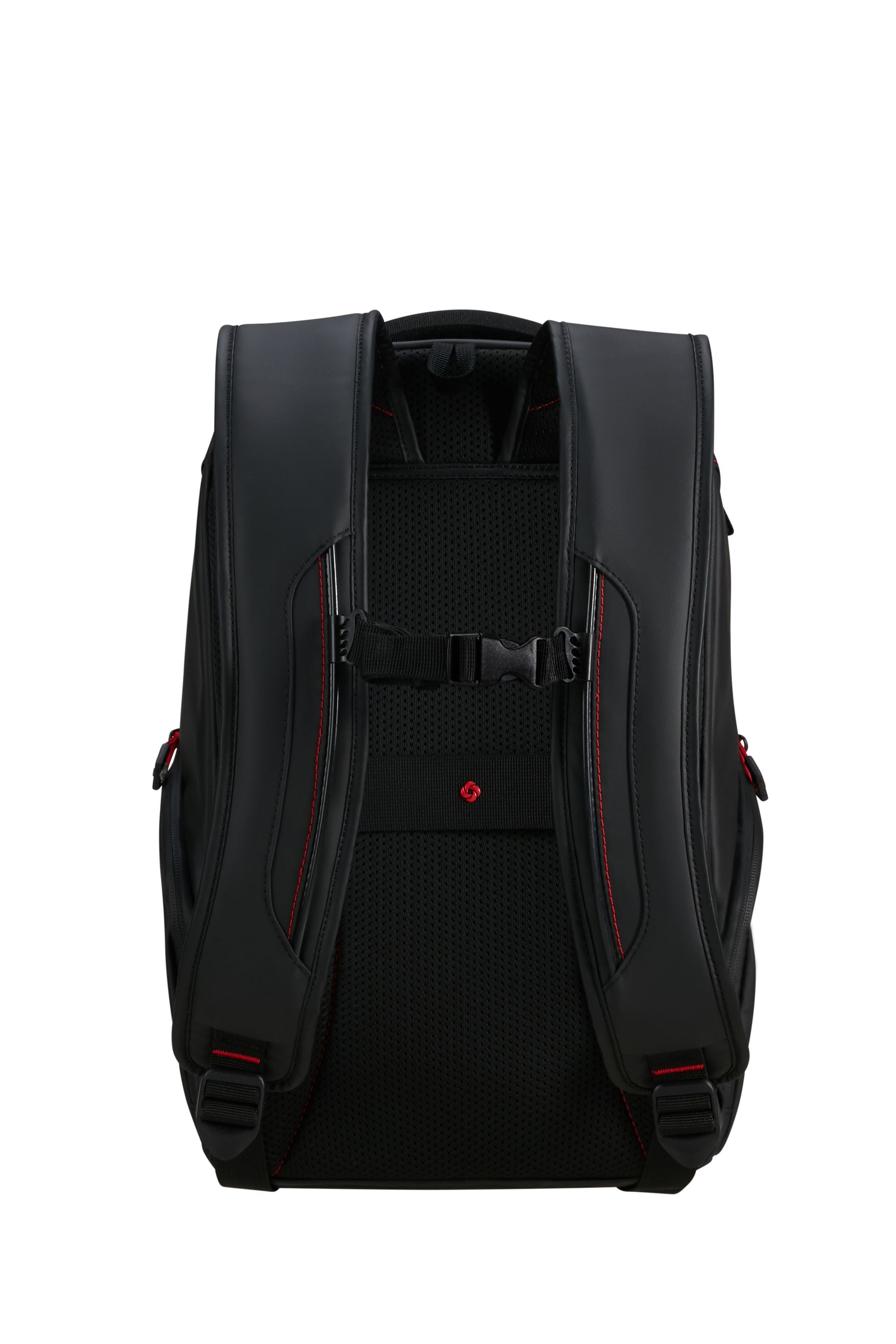 Laptop Rucksack - 1041-BLACK - Schwarz | Rot