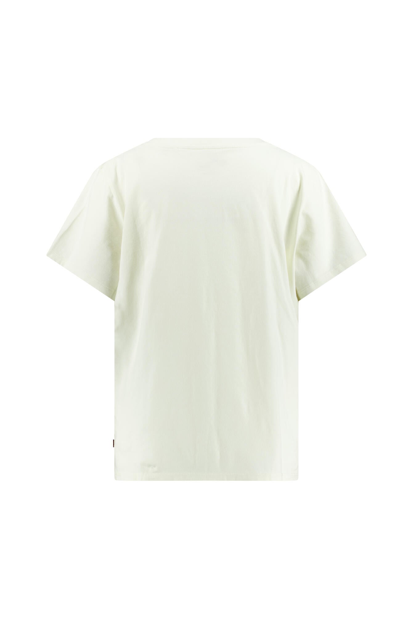 T-Shirt extra weit mit Logoprint - Whites - Creme