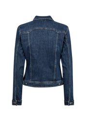 Jeansjacke - 2494-DARK BLUE DENIM - Blau