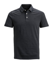 Poloshirt aus Baumwolle - Dark Grey Melange/SLIM FIT - M - Grau