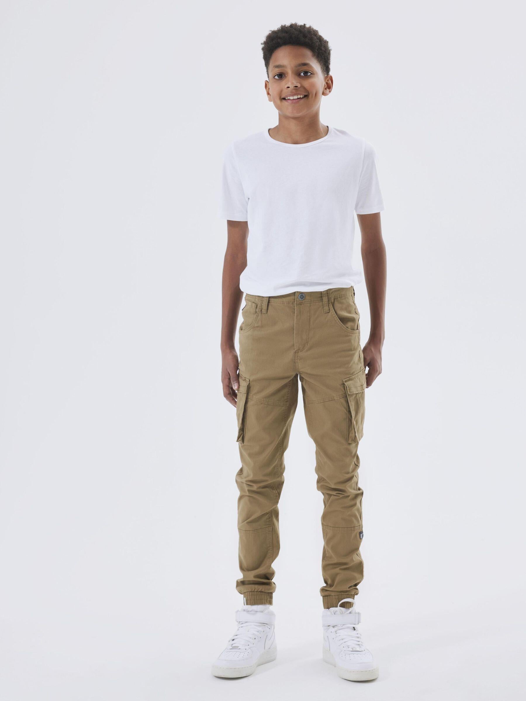 Cargohose Regular Fit - Kelp - Beige