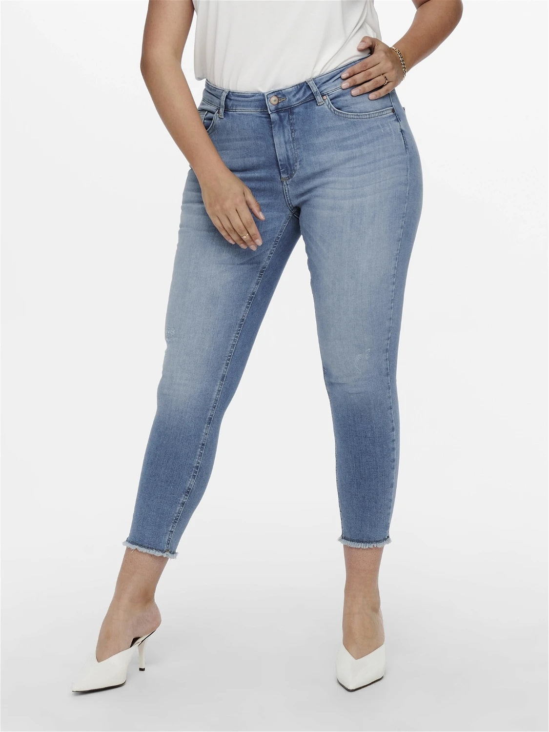 Jeans Skinny Fit - Light Blue Denim - Blau