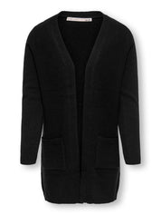 Cardigan aus Viskosemix - Black - Schwarz