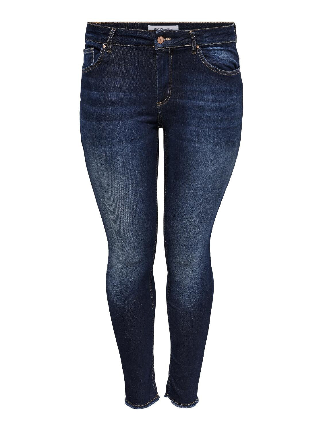 Jeans Skinny Fit - Dark Blue Denim - Blau