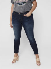 Jeans Skinny Fit - Dark Blue Denim - Blau