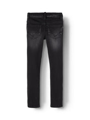 Jeans Slim Fit - Black Denim - Schwarz