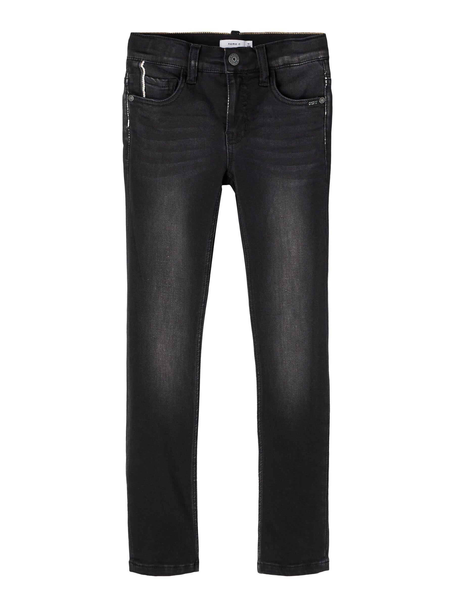 Jeans Slim Fit - Black Denim - Schwarz