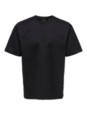 T-Shirt aus Bio-Baumwolle - Black - Schwarz