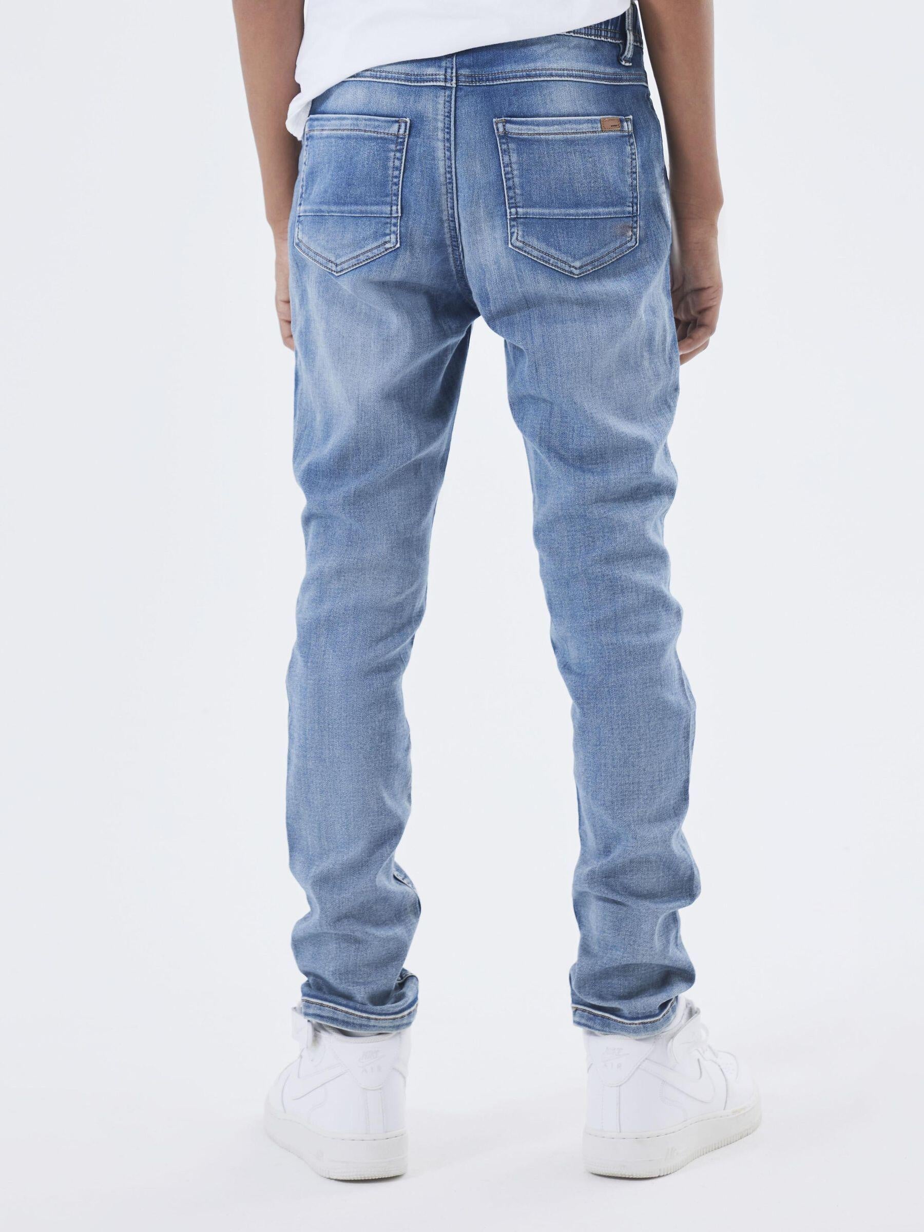 Jeans Slim Fit - Light Blue Denim - Blau