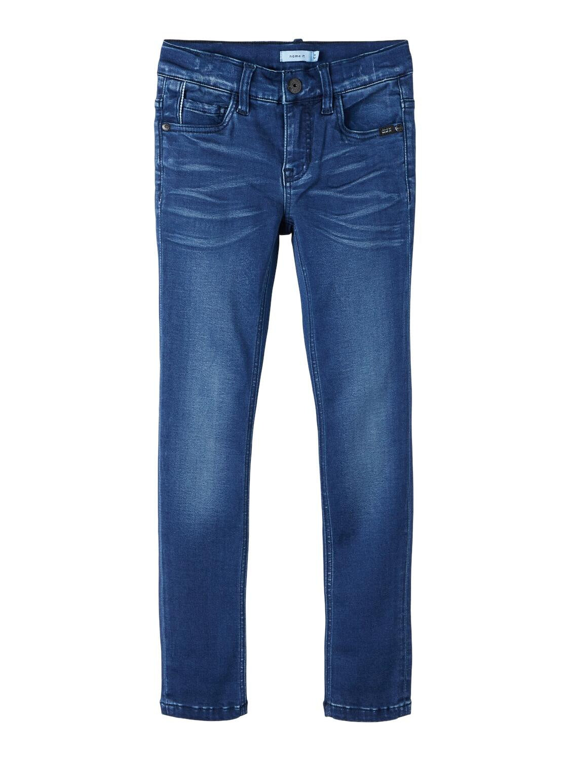 Jeans Slim Fit - Dark Blue Denim - Blau