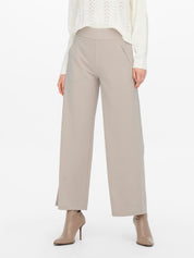 Stoffhose Wide Leg - Chateau Gray - Beige