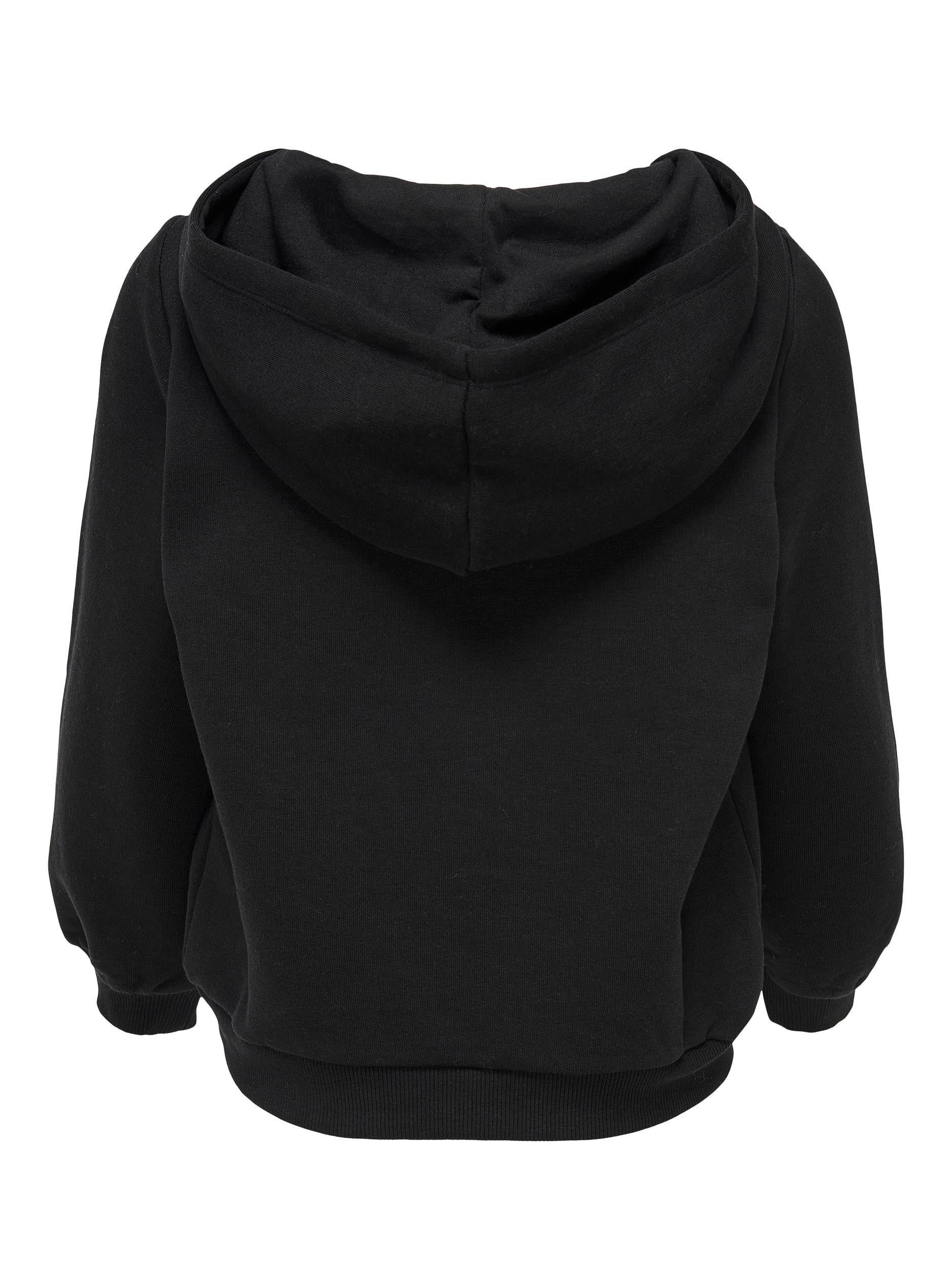 Hoodie mit Logostick - Black/MULTICOL LOGO - Schwarz