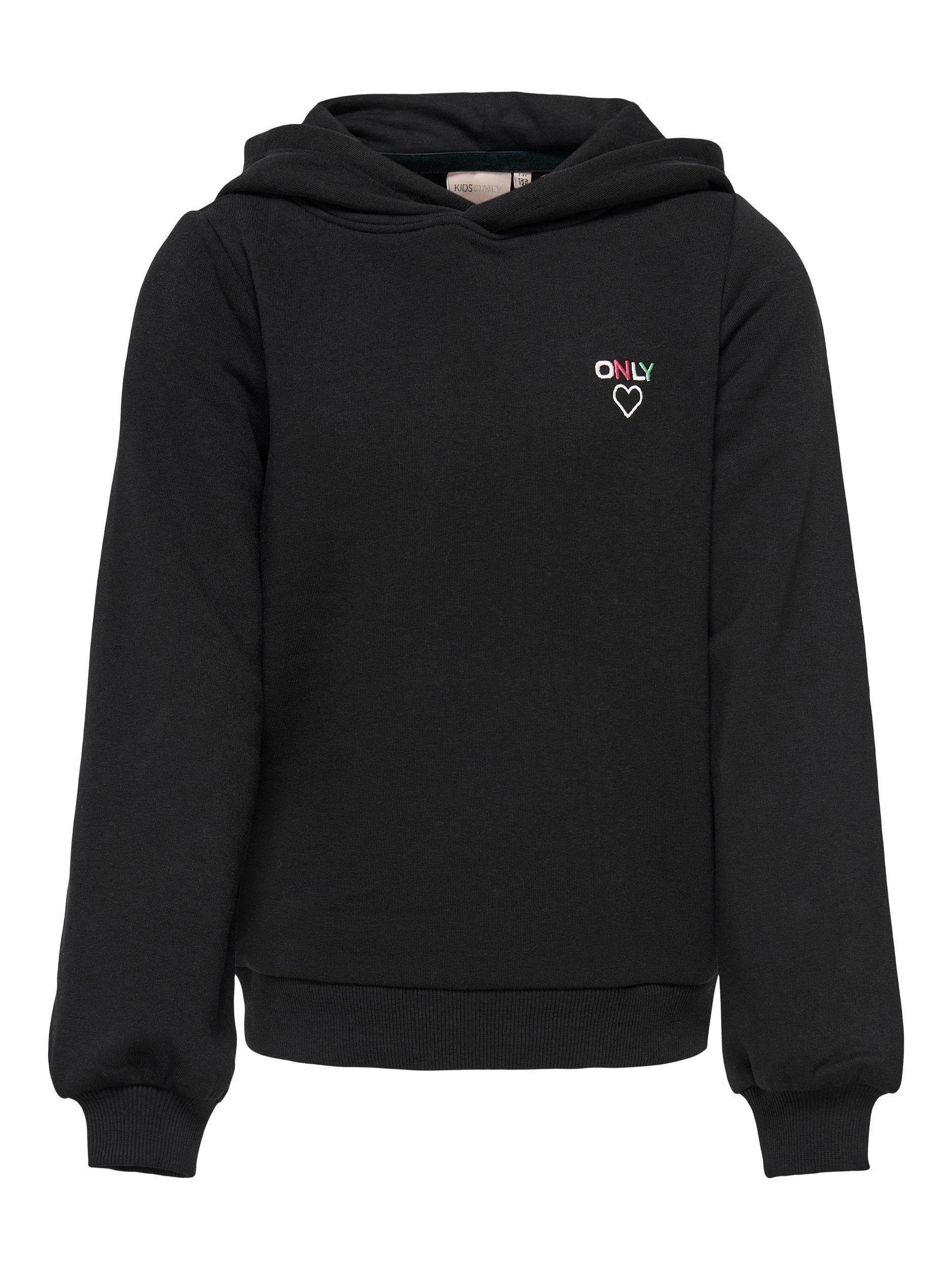 Hoodie mit Logostick - Black/MULTICOL LOGO - Schwarz