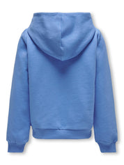 Hoodie mit Logostick - Provence/MULTICOL LOGO - Blau