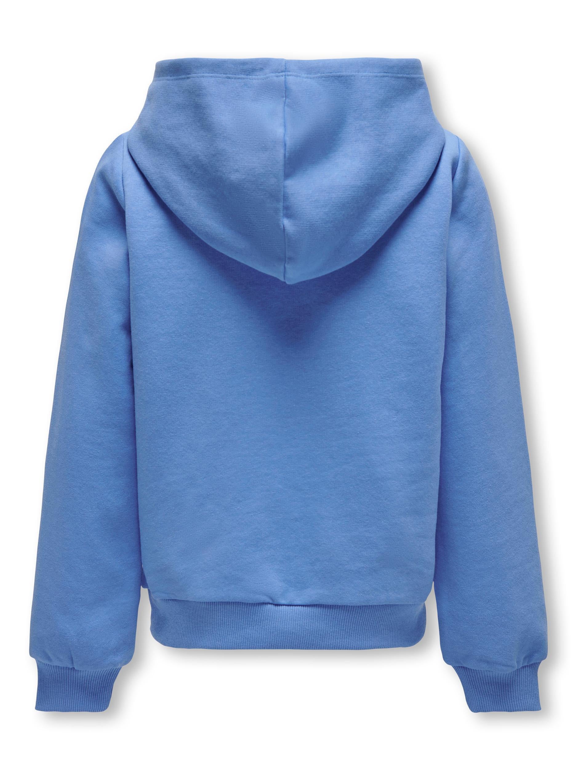 Hoodie mit Logostick - Provence/MULTICOL LOGO - Blau