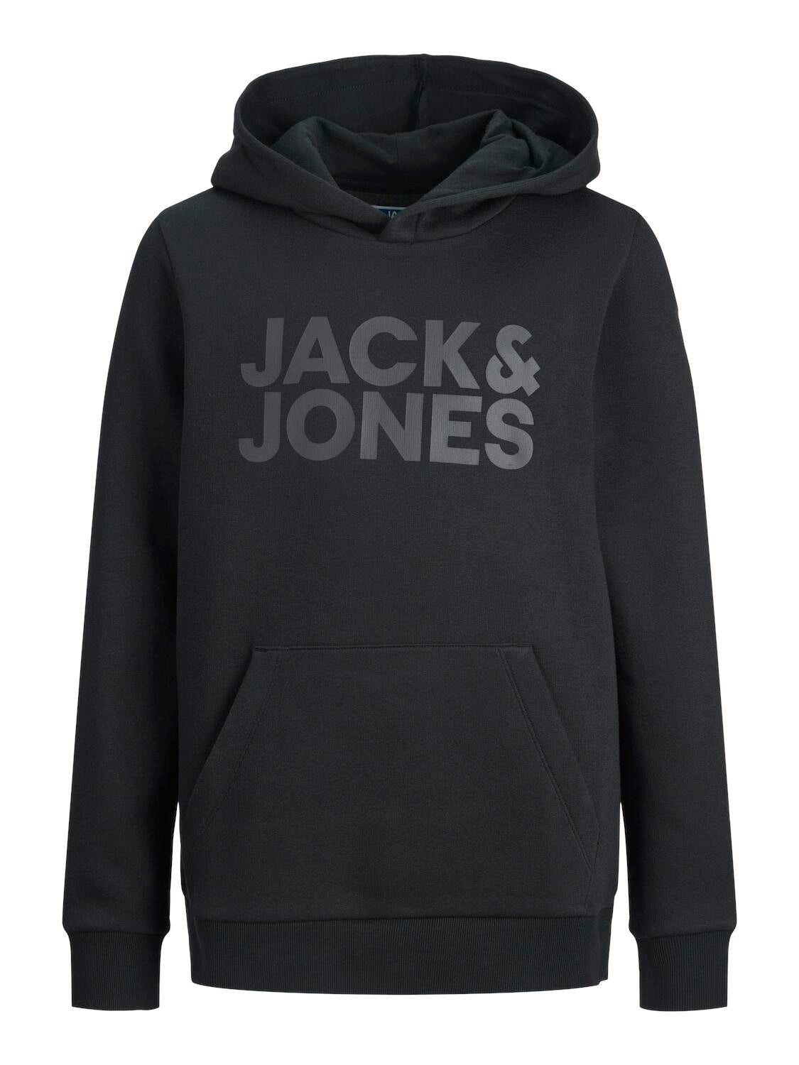 Hoodie - Black/JR/lLarge Print/W. Black - Schwarz