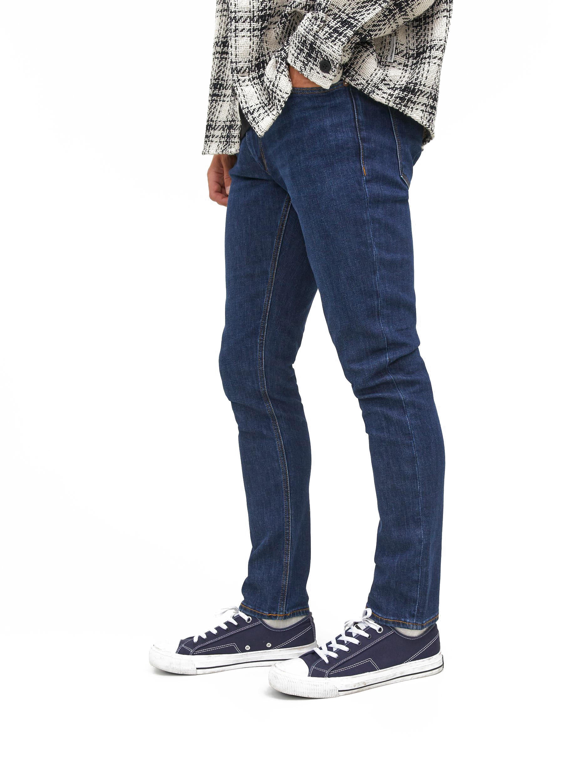 Skinny Jeans - Blue Denim - Blau