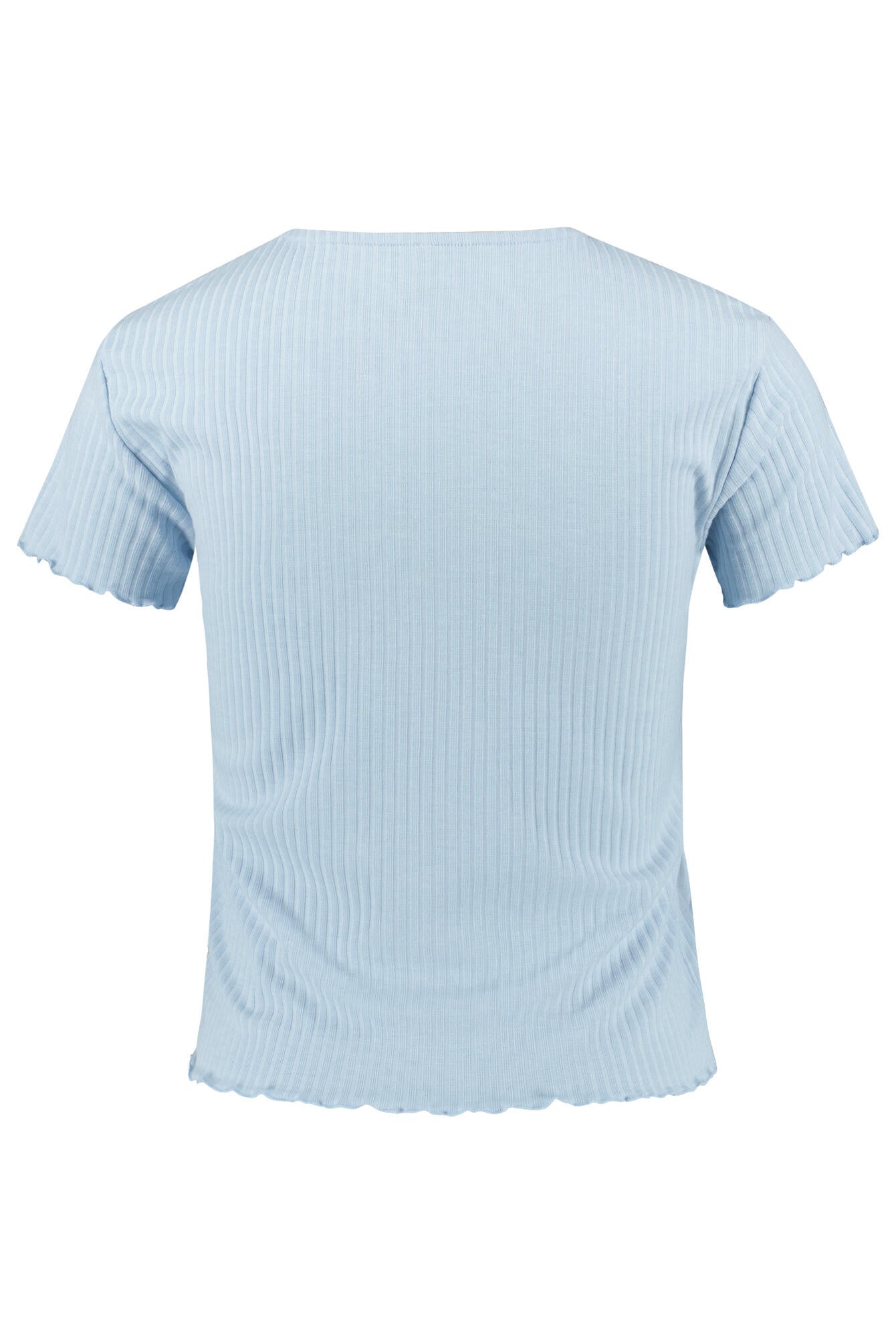 Geripptes T-Shirt - Cashmere Blue - Blau