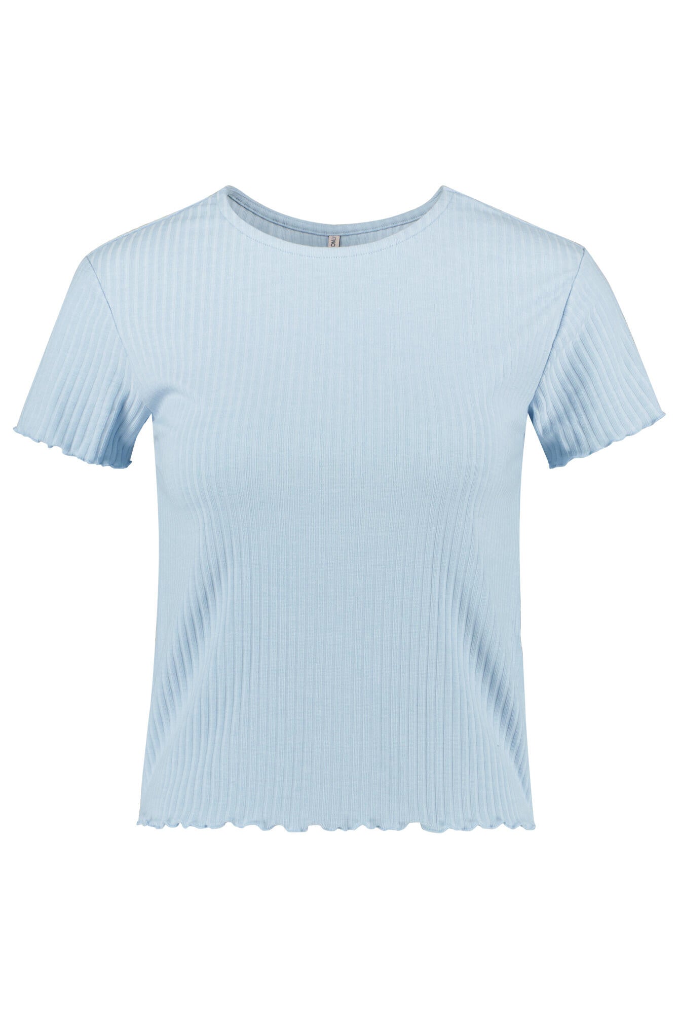 Geripptes T-Shirt - Cashmere Blue - Blau