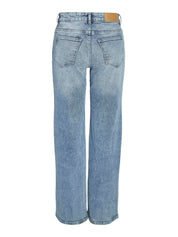 Jeans Wide Leg - Light Blue Denim - Blau