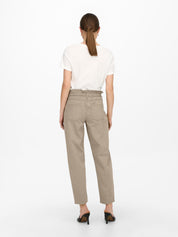 Lockere High Waist Hose - Oxford Tan - Beige