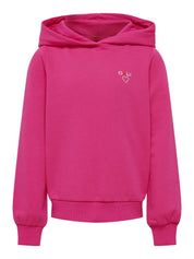 Hoodie mit Logostick - Fuchsia Purple/MULTICOL LOGO - Pink