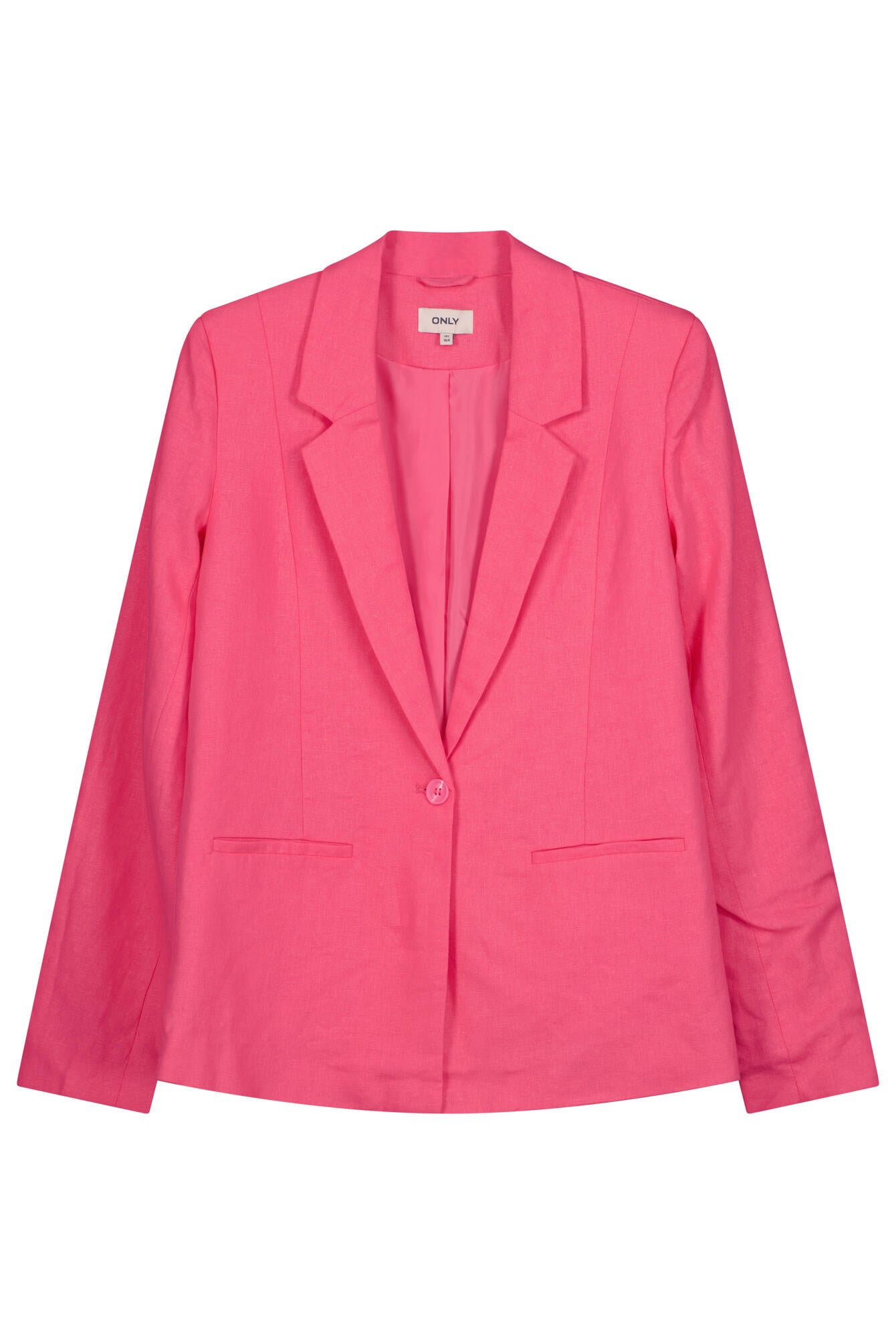 Blazer in Leinen-Optik - Camellia Rose - Pink