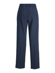 Hose Straight Leg - Navy Blazer/Pinstripe - Blau