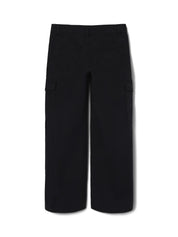 Cargo-Hose Wide Leg - Black - Schwarz