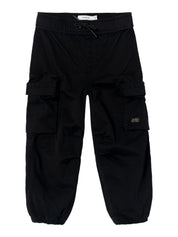 Cargohose aus Baumwolle - Black - Schwarz