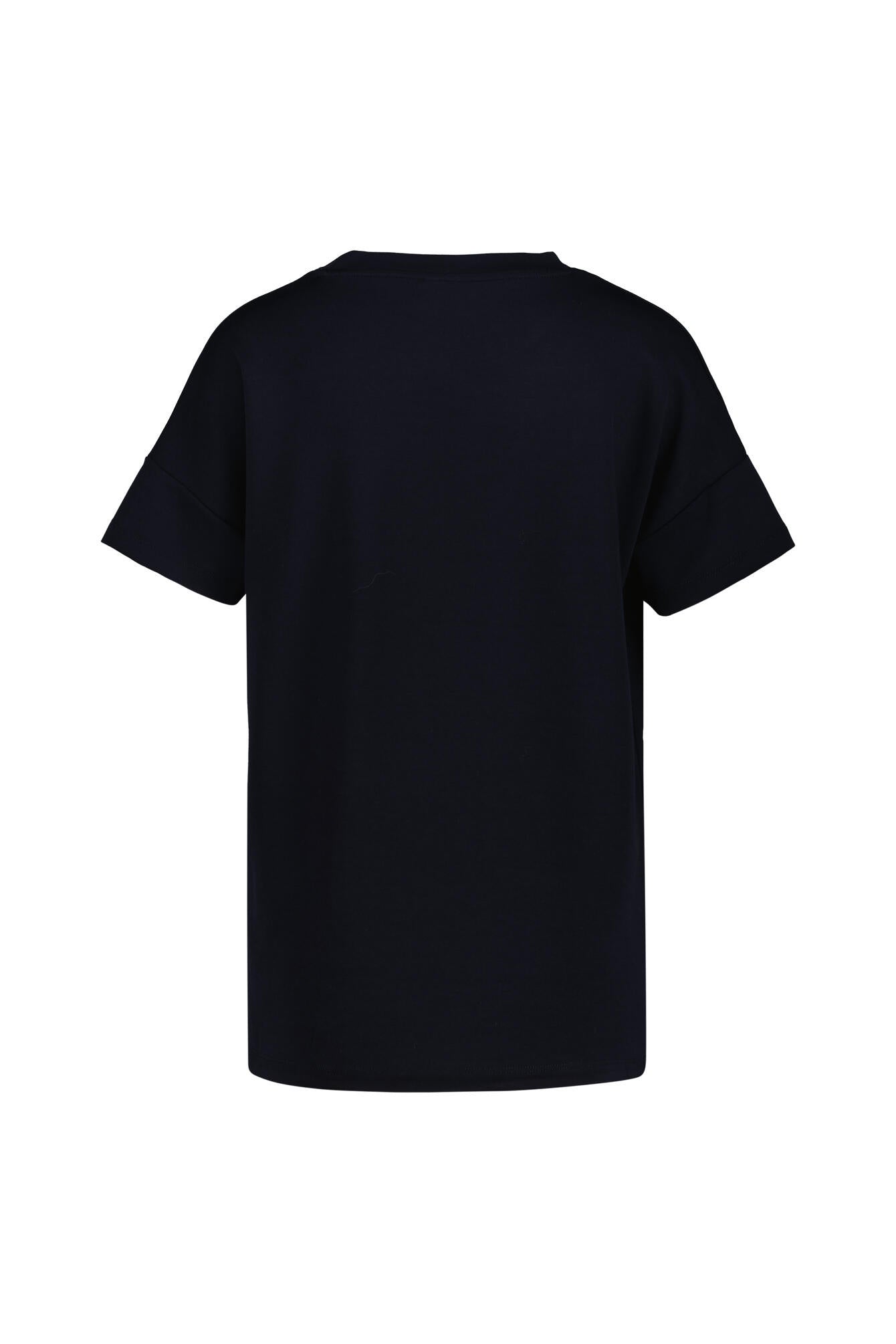 T-Shirt aus Modalmix - 6910-NAVY - Blau