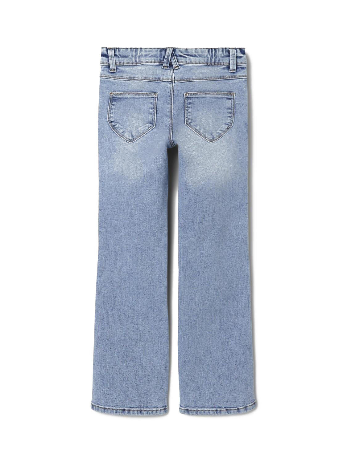 Jeans Boot-Cut - Light Blue Denim - Blau