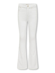 Jeans mit Boot Cut - White - Weiß