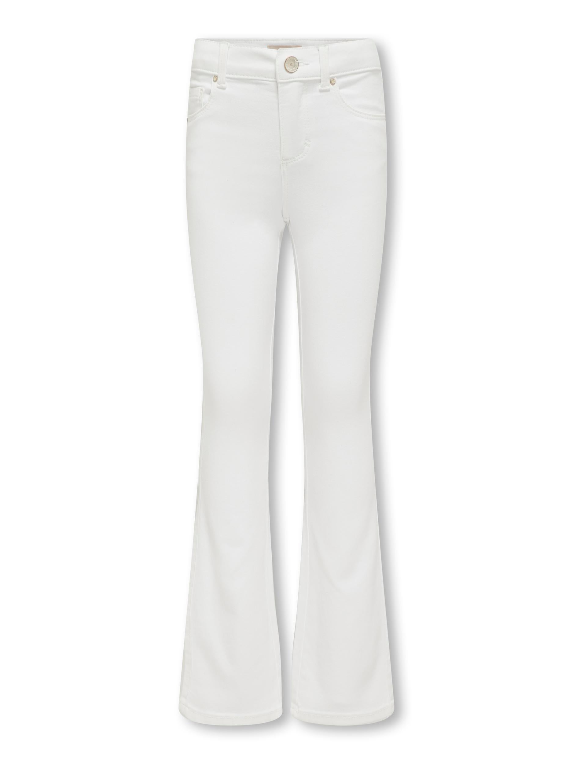 Jeans mit Boot Cut - White - Weiß