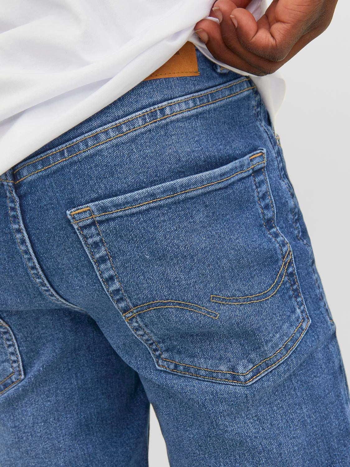 Slim Fit Jeans - Blue Denim - Blau