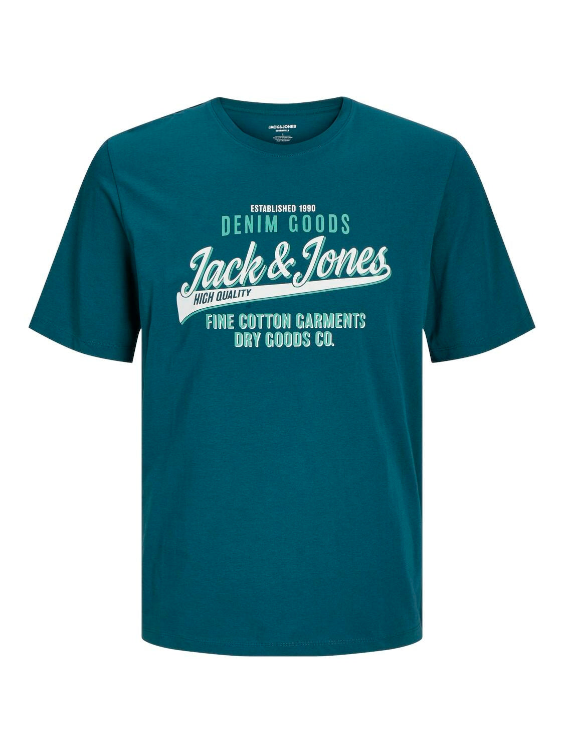 T-Shirt mit Print - Deep Teal/WHITE + WINTER GREEN