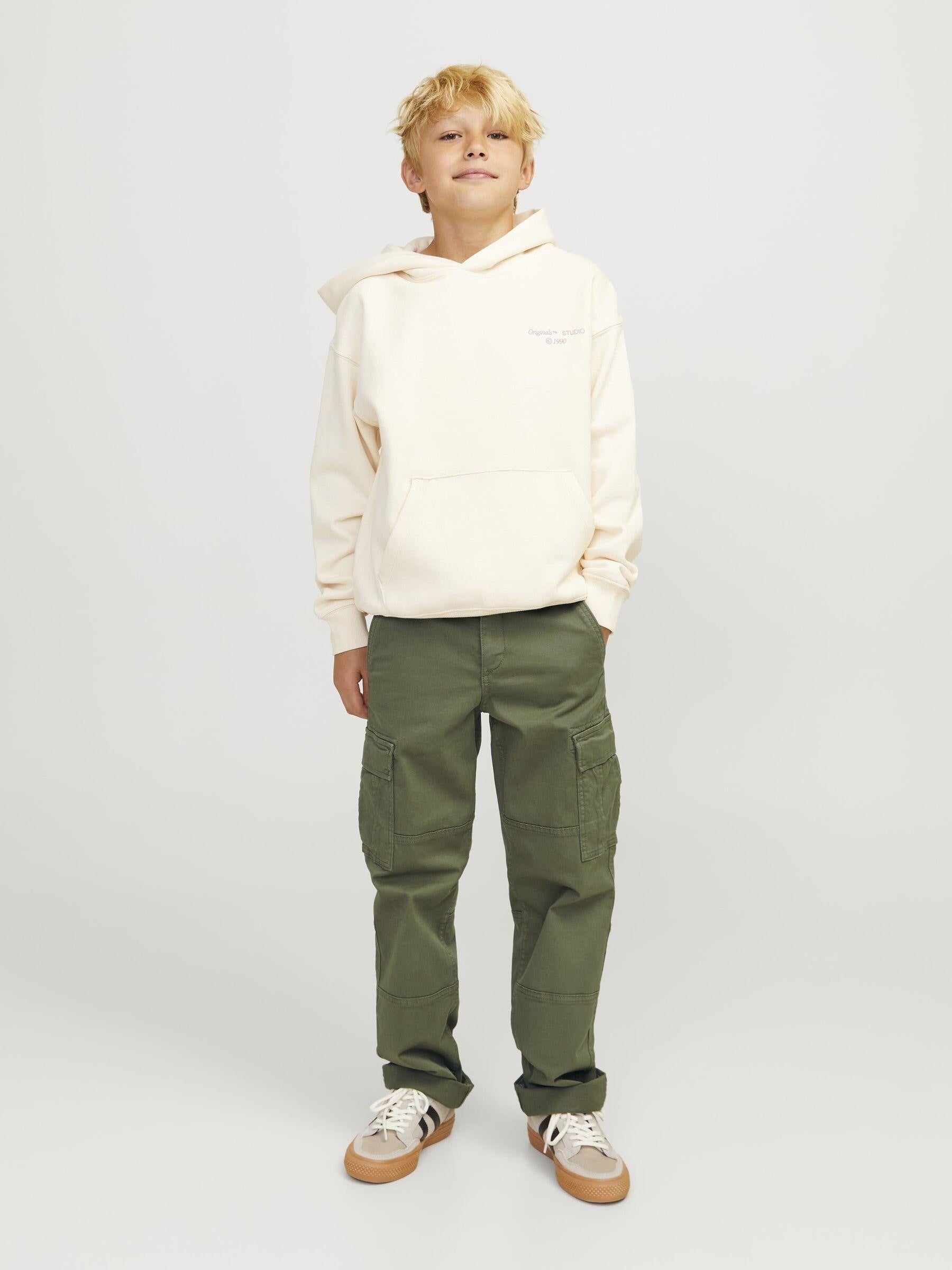 Cargohose Loose Fit - Dusty Olive - Khaki