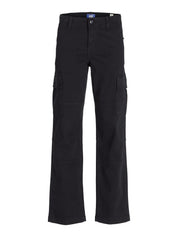 Cargohose Loose Fit - Black - Schwarz