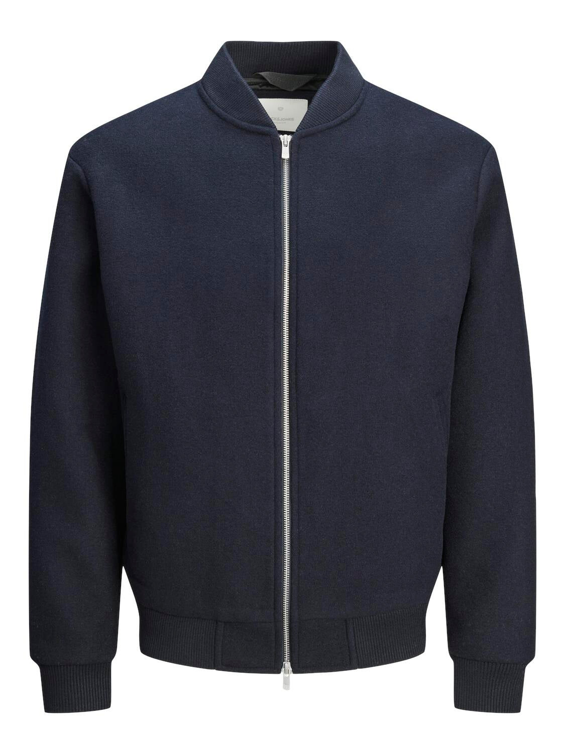 Blouson aus Wollmix - Dark Navy - Blau