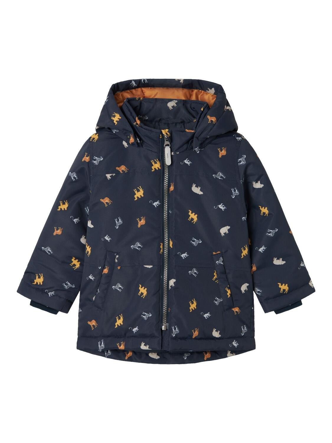 Übergangsjacke mit All-Over Print - Dark Sapphire/MINI SAFARI - Blau