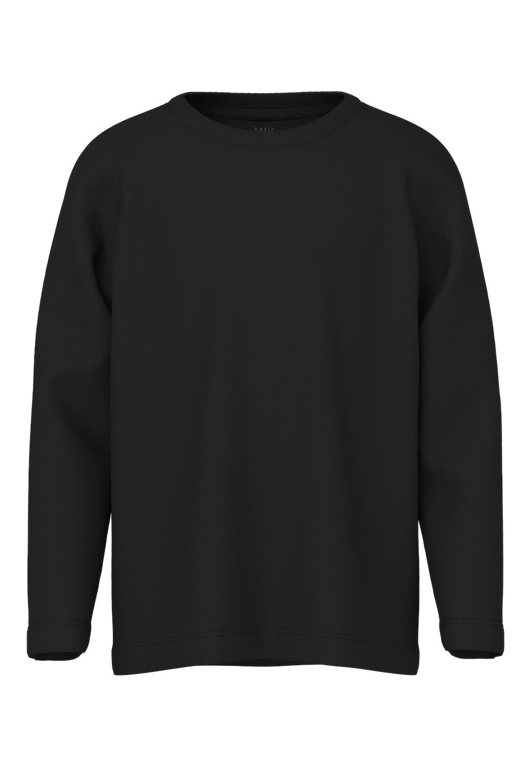 Langarmshirt - Black - Schwarz