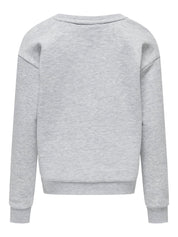 Pullover mit Weihnachtsmotiv - Light Grey Melange/Bassethound - Grau